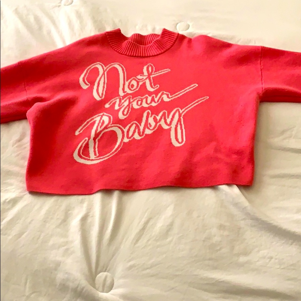 Crop sweater